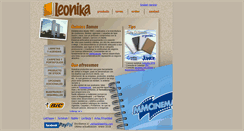 Desktop Screenshot of leonika.com